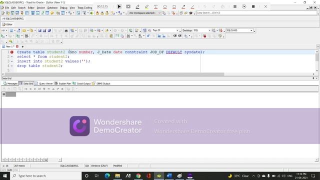 SQL class 14 in Telugu / Data constraints (or) Integrity constraints/NOT NULL,UNIQUE,DEFAULT,CHECK. смотреть онлайн