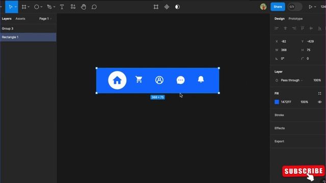how to create navigation bar in figma using variants, tutorial ,figma UI смотреть онлайн