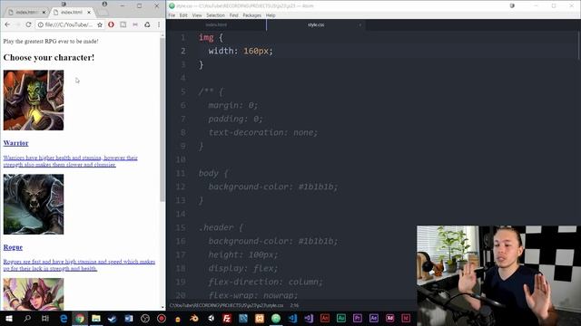 23: How To Create A Game Using JavaScript | Part 1 | Setup, HTML & JavaScript | JavaScript Tutorial смотреть онлайн