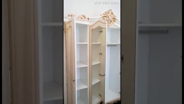 Шкаф Джоконда "крем глянец" Диа Мебель смотреть онлайн