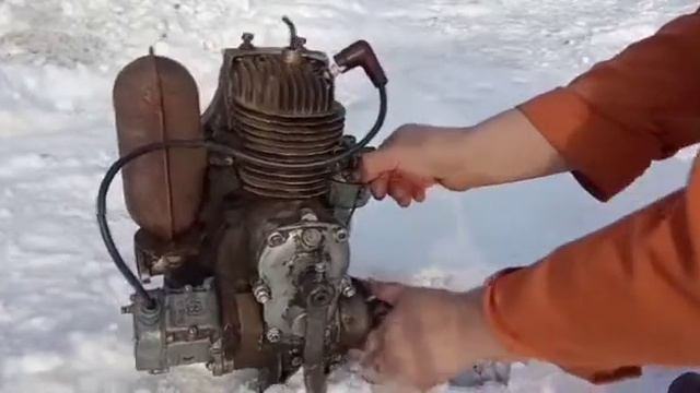 2 СД -М1 Двигатель СССР, из металлалома