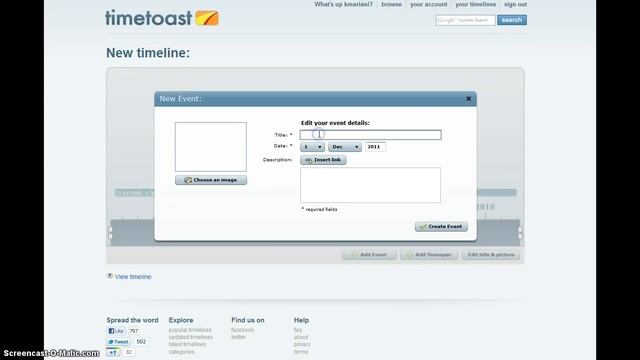 Time Toast Timeline Tutorial смотреть онлайн