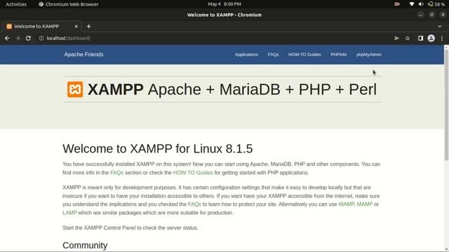 Launch XAMPP Server on Ubuntu and Create Desktop Shortcut Icon смотреть онлайн