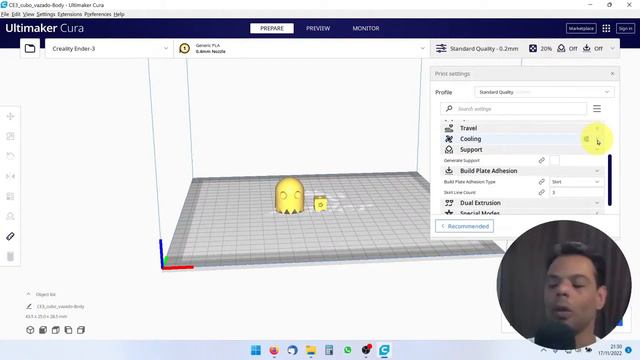 [TUTORIAL] Como usar o CURA - impressão 3D смотреть онлайн