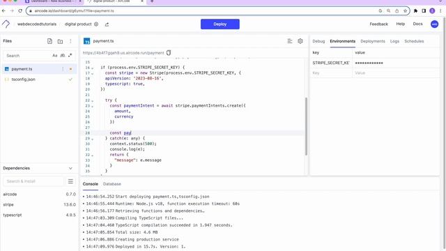 React Fullstack App Tutorial: Build a personal digital store with TypeScript, AirCode, Stripe смотреть онлайн