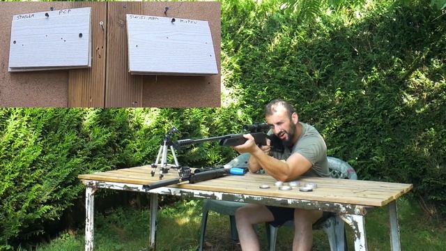 TEST DECIBELS carabine SWISS ARM tac 1 break barrel VS stoeger XM1 s4 suppressor PCP смотреть онлайн