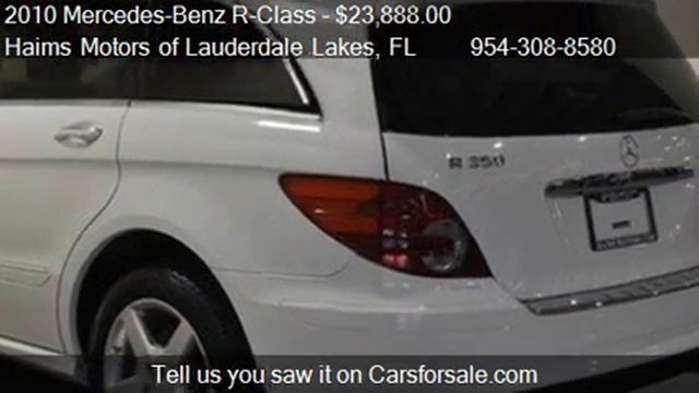 2010 Mercedes-Benz R-Class 4MATIC 4dr R350 4x4 SUV for sale смотреть онлайн