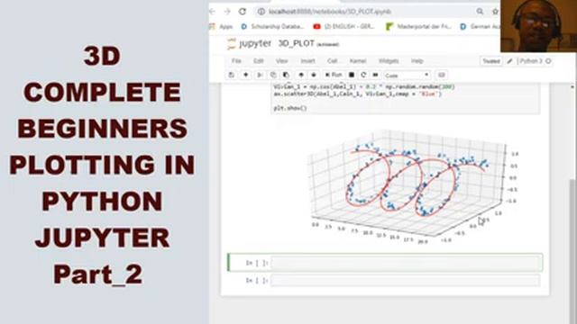 3D Python Jupyter programming Plot For Complete Beginners and DATA SCIENTIST/ANALYST Part-2 смотреть онлайн