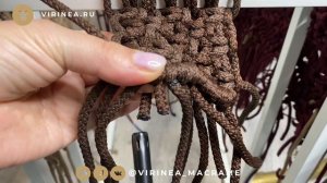 Как незаметно нарастить добавить нить полиэфирный гамаковый шнур макраме второй вариант