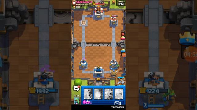 Играю в clash Royale. Победа. смотреть онлайн