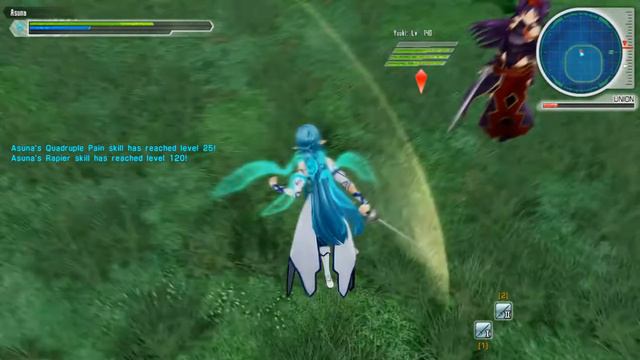 Sword Art Online Lost Song прохождение часть 5 - Asuna Vs Yuuki