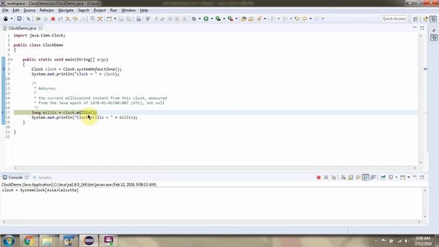 How to use millis method of Clock class? | Java 8 Date and Time смотреть онлайн