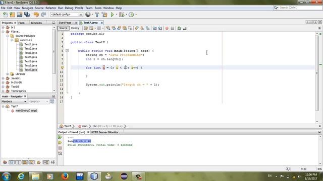 07 Java String charAt + table смотреть онлайн