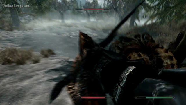 Skyrim PC First Elder Dragon fight смотреть онлайн