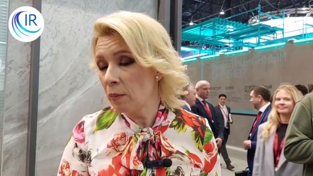 Interview De Maria Zakharova En Marge Du SPIEF