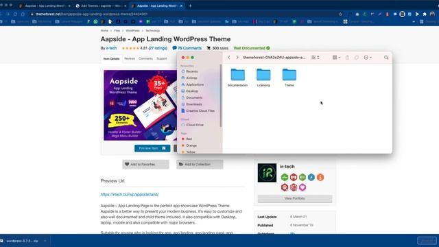 how to install appside app landing wordpress theme смотреть онлайн