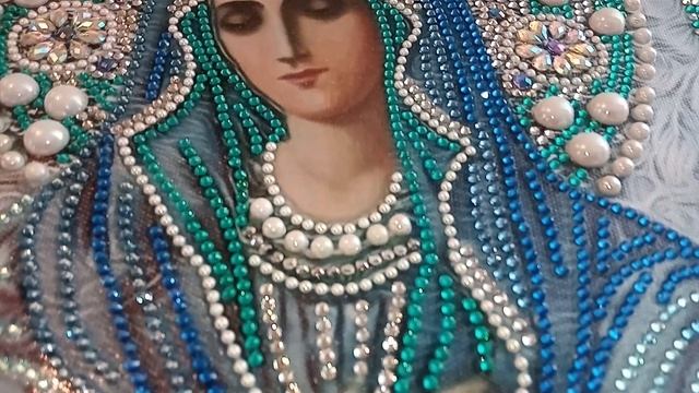 Алмазная вышивка Икона Умиление смотреть онлайн