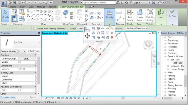 Revit Adaptive Component Roof FOBA смотреть онлайн