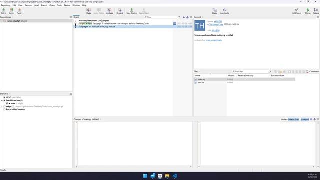 Curso Git - SmartGit | Como Cambiar El user.name y user.email de Git (git config) Usando SmartGit смотреть онлайн