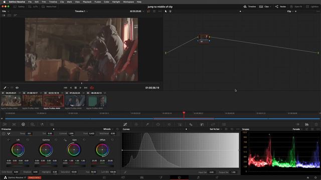 Переход в середину клипа / jump to middle of clip смотреть онлайн