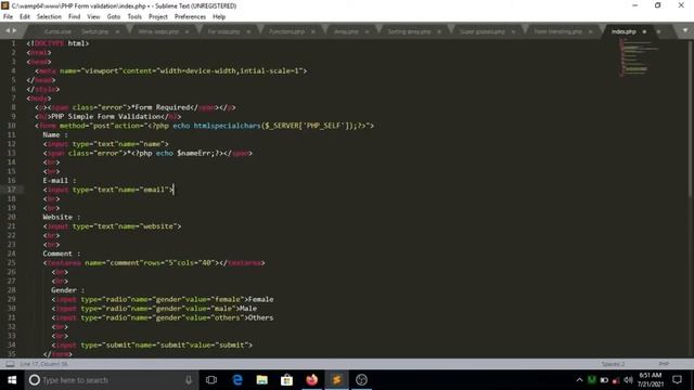Form Required project using PHP (Clip 1) |#codertech |#learntocode смотреть онлайн