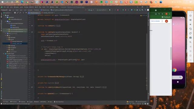 #2 Firebase Authentication With Google Account Android Kotlin 2021 смотреть онлайн
