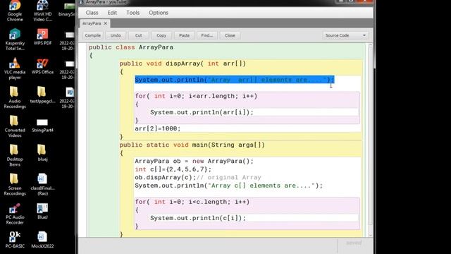 OBJECT PASSED AS PARAMETER/PASS BY REFERENCE IN JAVA #E-SHIKSHA #shardakarmakar смотреть онлайн