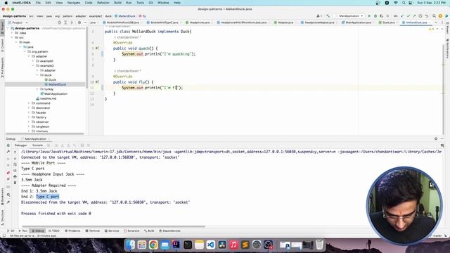 Adapter Design Pattern with a LIVE EXAMPLE | How to Implement Adapter Pattern | HINDI смотреть онлайн