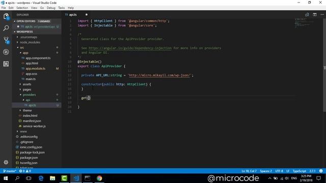 Wordpress Ionic App #3 Add provider for fetch data from wp-json смотреть онлайн