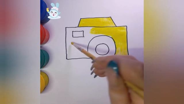 how to draw a camera / как нарисовать фотоаппарат смотреть онлайн
