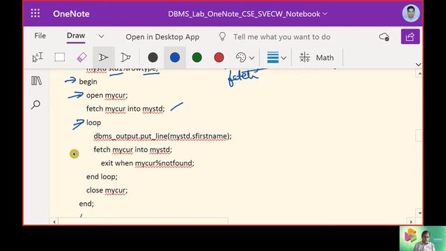 20. DBMS Lab. Experiment 10B - EXPLICIT CURSORS in PL SQL смотреть онлайн