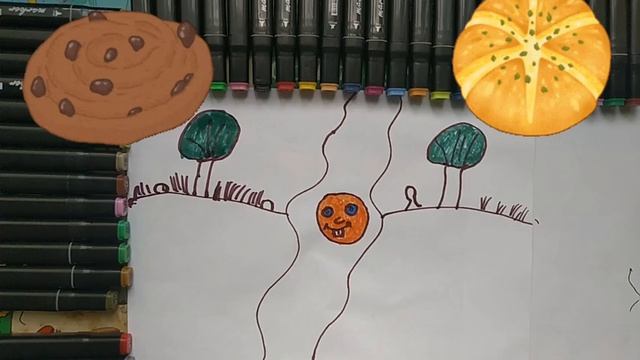 drawing for children choking | как можно нарисовать Колобок | Bo'g'irsoqni chizish смотреть онлайн