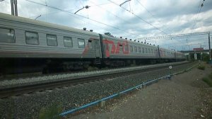 Электровоз ЧС7-262 с поездом №425У Челябинск — Калининград