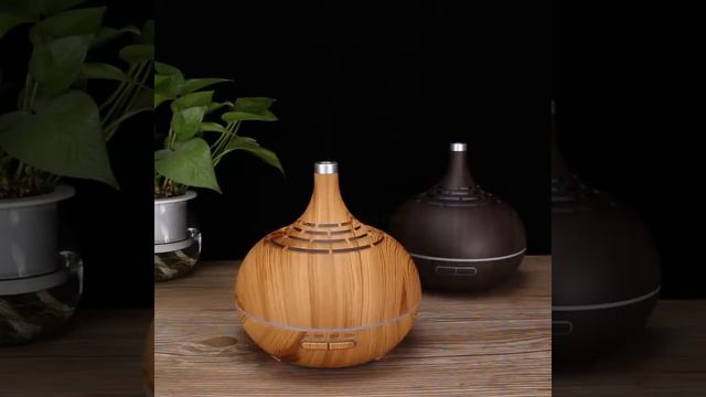 KBAYBO 400ml electric air humidifier with 7 colors LED night light essential oil aroma diffuser woo смотреть онлайн