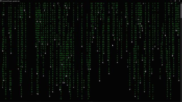 Create The Matrix Rain Effect (pymatrix-rain module) смотреть онлайн