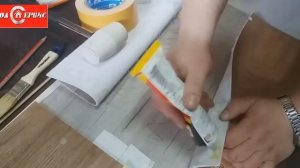 Холодная сварка линолеум на войлоке. Эксперимент с пайкой шва клеем Вернер Муллер.