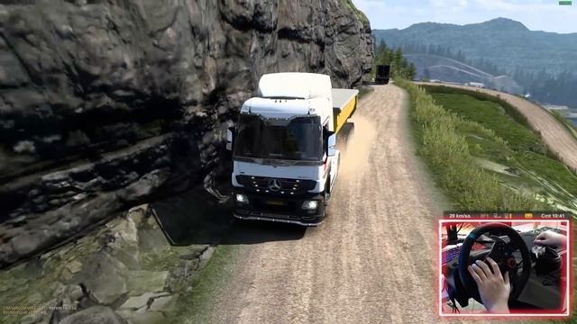 SOLLAMA YAPTIM EVİMİ MAFYALAR BASTI !!! Kirkenes Maden Yolu ! ETS 2 MP [ Logitech G29 ] смотреть онлайн
