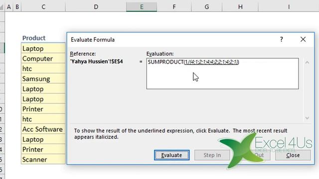 To Count Unique Values in Excel لعد القيم بدون تكرار في الإكسيل смотреть онлайн