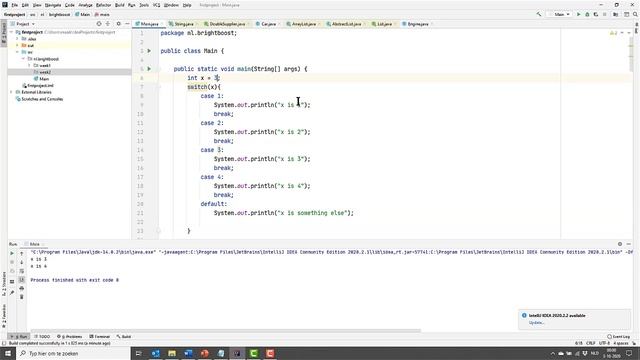 Switch statement смотреть онлайн