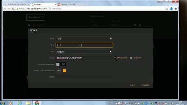 Game built with Node-RED and Freeboard смотреть онлайн