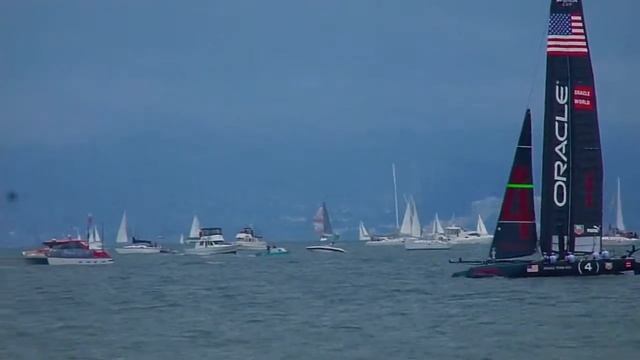 ACWS-SF DAY 4 MATCH RACE-- ORACLE SPITHILL V EMIRATES NZL смотреть онлайн