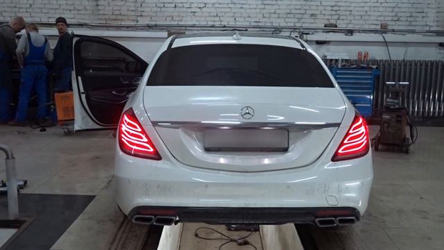 Отстрелы на Mercedes S500 W222