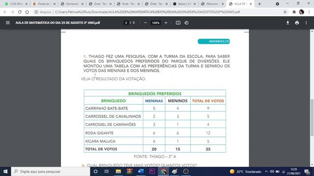 Aula de Matemática ALIDES 25/08/2021 смотреть онлайн