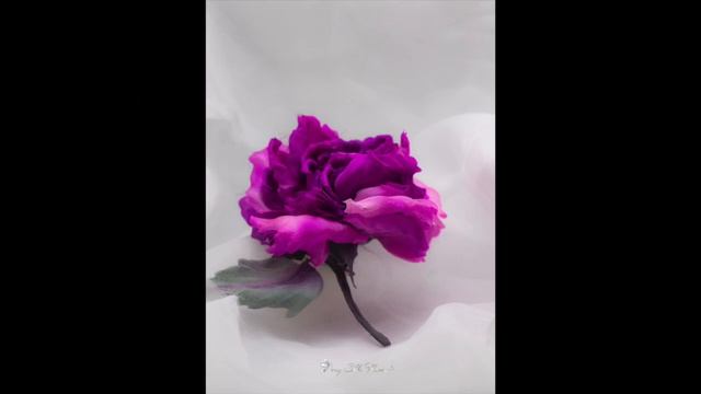 Роза из шелка "Великолепная жизнь". Промо ролик видео мастер-класса смотреть онлайн