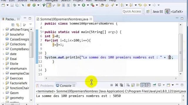 Exercice Java : Algorithme qui calcul la somme des n premiers nombres смотреть онлайн