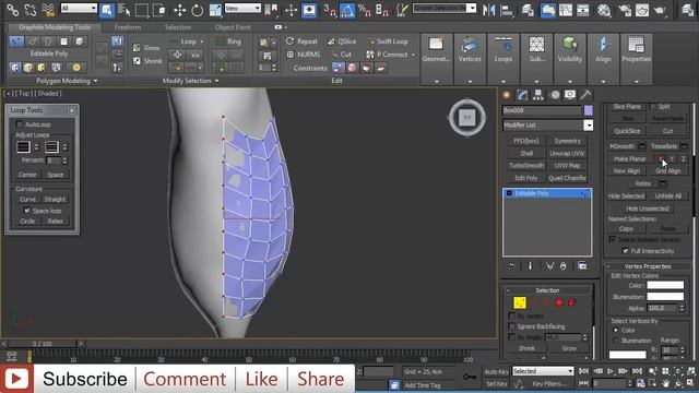 3ds Max tutorial: Retopology with Freeform tools смотреть онлайн