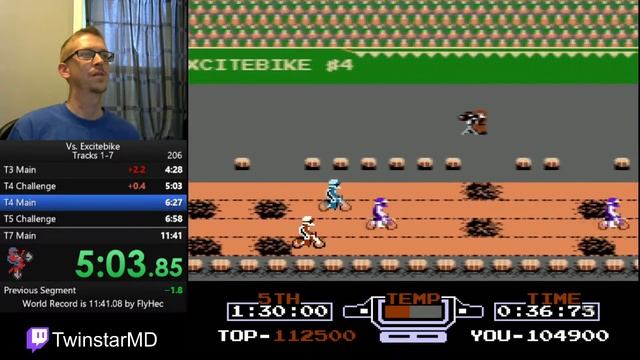Vs. Excitebike speedrun | Tracks 1-7 (11:39.83) *Former World Record* смотреть онлайн