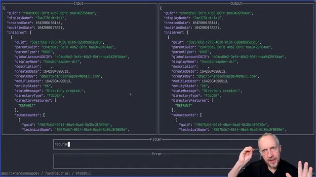 Developer Keynote btp CLI scripting part 2 - obtaining and parsing JSON output with jq смотреть онлайн