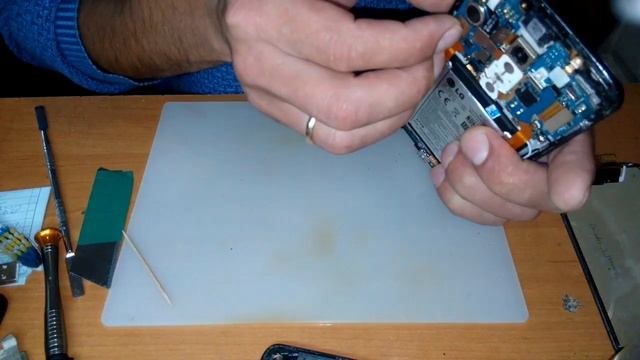 Разборка и замена модуля LG G2 D802