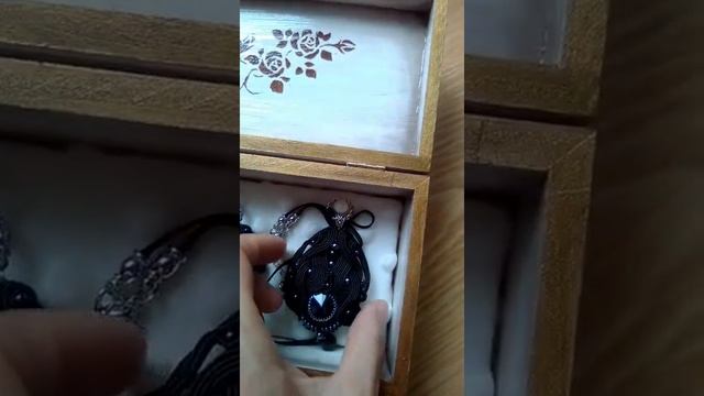 Сутажный набор в шкатулке